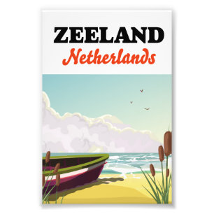 Foto Poster de viagens de praia na Holanda