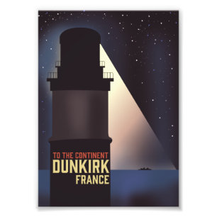 Foto Poster de viagens do Farol Dunquerque. Xícara de