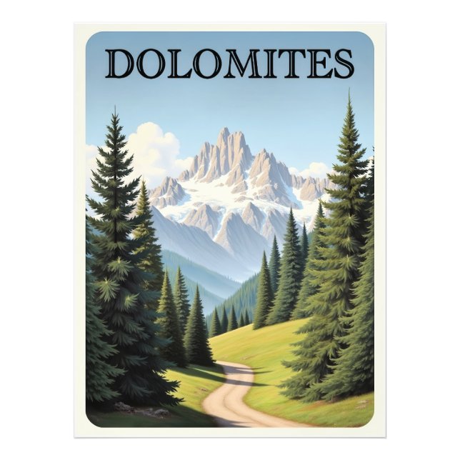 Foto Poster de viagens Dolomites (Frente)