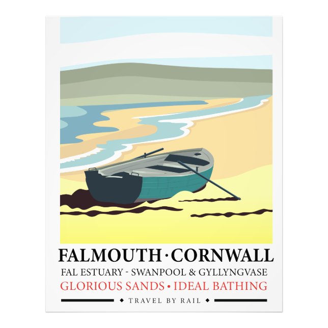 Foto Poster de viagens Falmouth Cornwall (Frente)