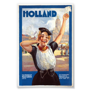 Foto Poster de viagens Ferroviário de Vintage Holland