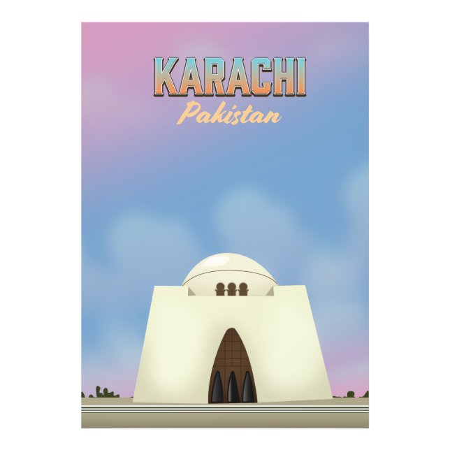 Foto Poster de viagens Karachi Paquistão (Frente)