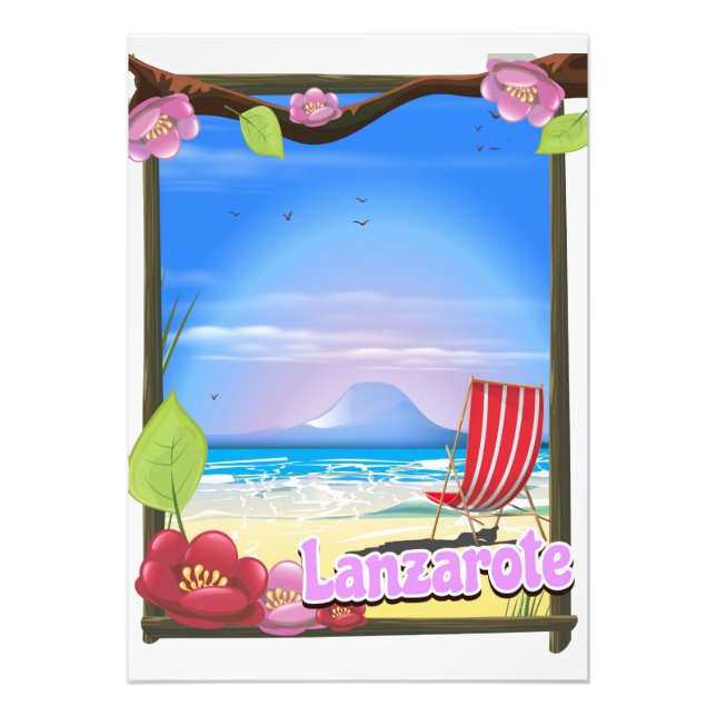 Foto Poster de viagens Lanzarote (Frente)