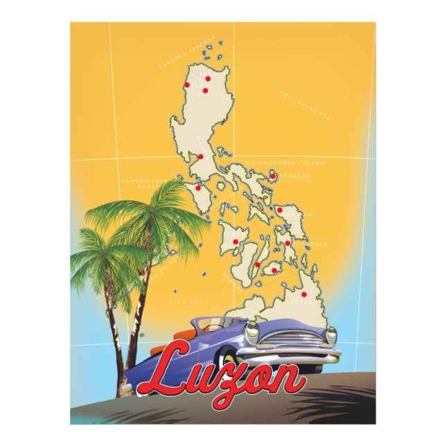 Foto Poster de viagens Luzon Filipinas (Frente)