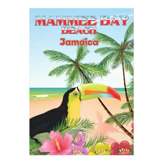 Foto Poster de viagens Mammee Bay Beach Jamaica (Frente)