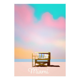 Foto Poster de viagens Miami Lifeguard