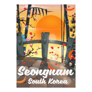 Foto Poster de viagens Seongnam Coreia do Sul