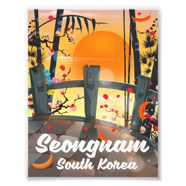 Foto Poster de viagens Seongnam Coreia do Sul (Frente)