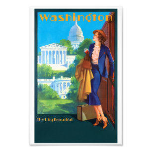 Foto Poster de viagens Vintage Washington