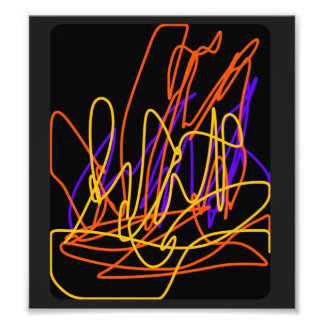 Foto Poster de Wall art, design de néon original, cor