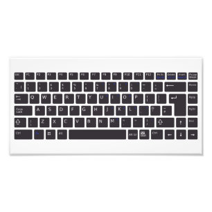 Foto Poster do teclado de computador