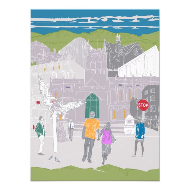 Foto Poster Malvern Trabalho de arte - Ilustração (Frente)