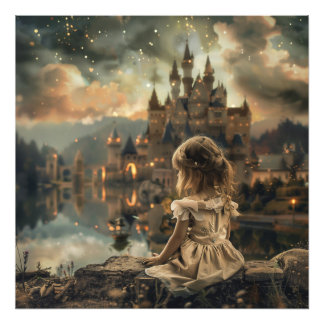 Foto Poster met Princess Elly - Magisch Wanddecor