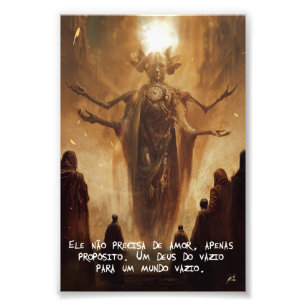 Foto Poster Novo Mundo (frase III)