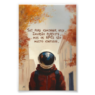 Foto Poster Outro Planeta Frase II