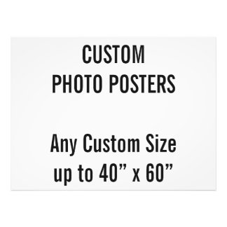 Foto Poster personalizado de 48" x 36", até 40" x 60"