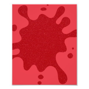 Foto Pôster Personalizado Tomato Red Splatter