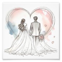 Poster Premium do recem casados