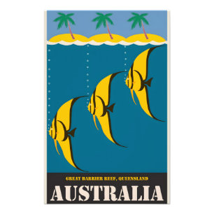 Foto Poster vintage da Austrália