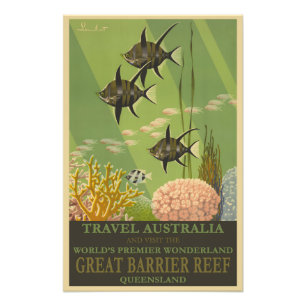 Foto Poster vintage da Austrália