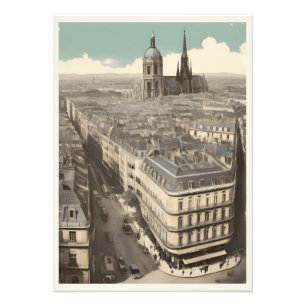 Foto Poster vintage de Paris