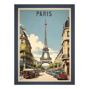 Foto Poster vintage de Paris