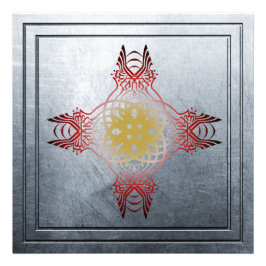 Foto posters islâmicos com palavras mosaicas de bismill