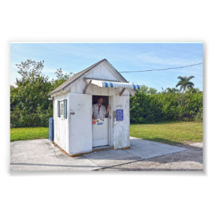 Foto Postmaster Don em Ochopee, Flórida