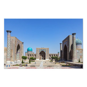 Foto Praça Registan - Samarkand, Uzbequistão, Ásia