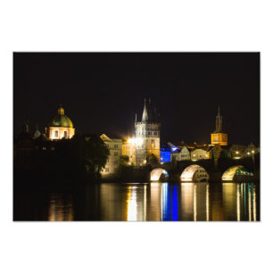 Foto Praga Cityscape à Noite