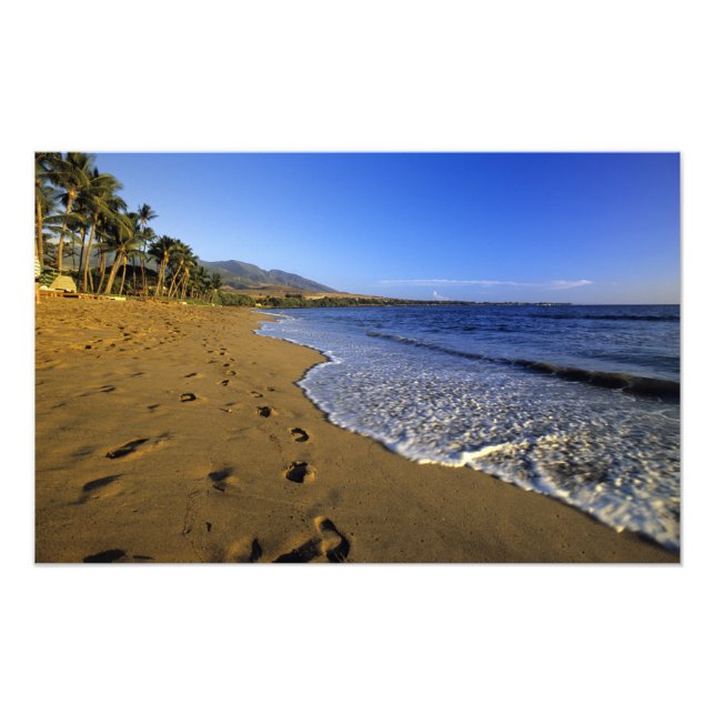 Foto praia de Kaanapali, Maui, Havaí, EUA (Frente)