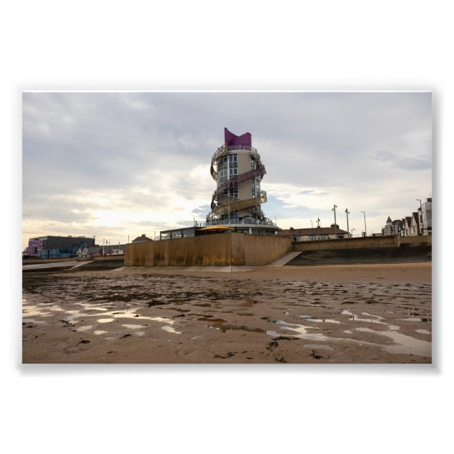 Foto Praia de Redcar e Beacon (Frente)