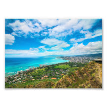 Praia de Waikiki do Diamond Head Honolulu