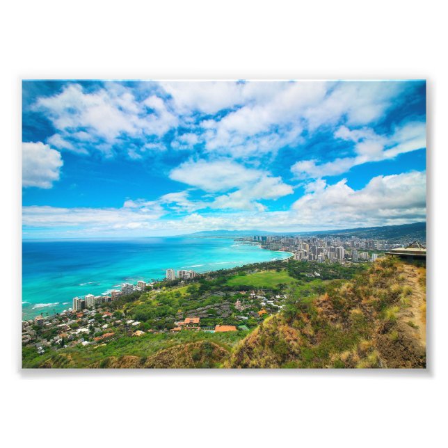 Foto Praia de Waikiki do Diamond Head Honolulu (Frente)