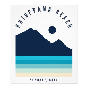 Foto Praia Kujuppama Shizuoka Japão Retro Vintage