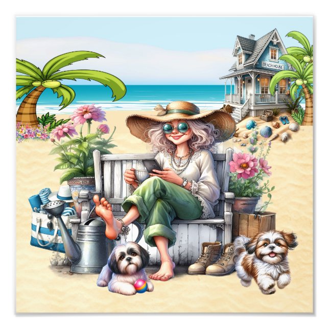 Foto Praia - Meu Lugar Feliz (Frente)