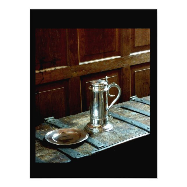 Foto Prata antiga e carvalho (2) (Frente)