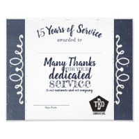 Prêmio de aniversário de funcionários universais d
