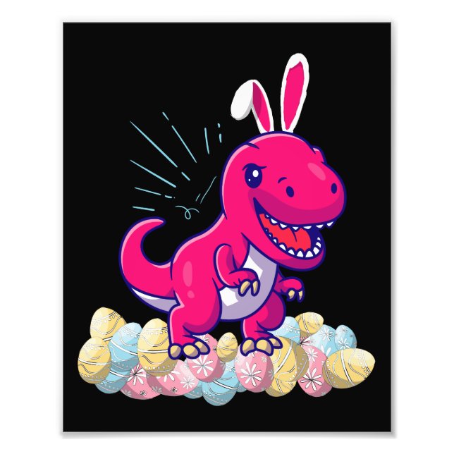Foto Presente de Dinossauro de Páscoa T rex Meninos Men (Frente)