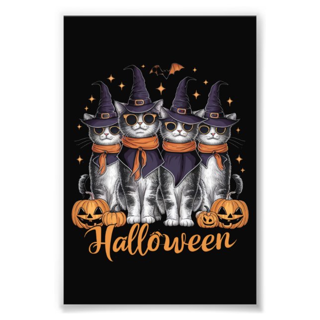Foto Presente de Gatos Incríveis do Halloween para Filh (Frente)