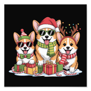 Foto Presente de Natal para Mãe Amante de Cães Corgi