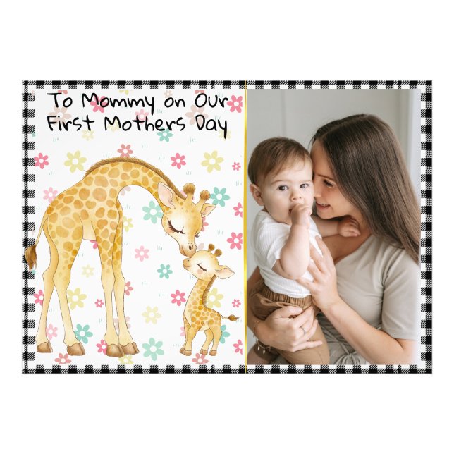 Foto Presente do primeiro Dia de as mães do bebê (Frente)