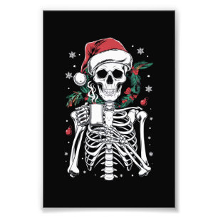 Foto Presente no café de Natal do Skeleton do Dentro mo