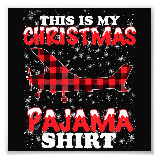 Foto Presente no Plano Aéreo Funny Pajama de Natal (Frente)