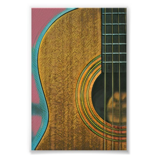 Foto Presente para guitarrista músico (Frente)