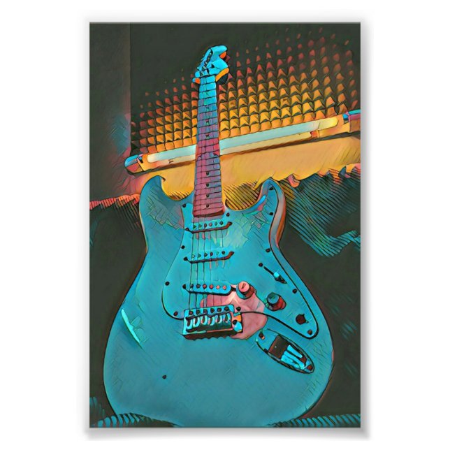 Foto Presente para marido guitarrista (Frente)