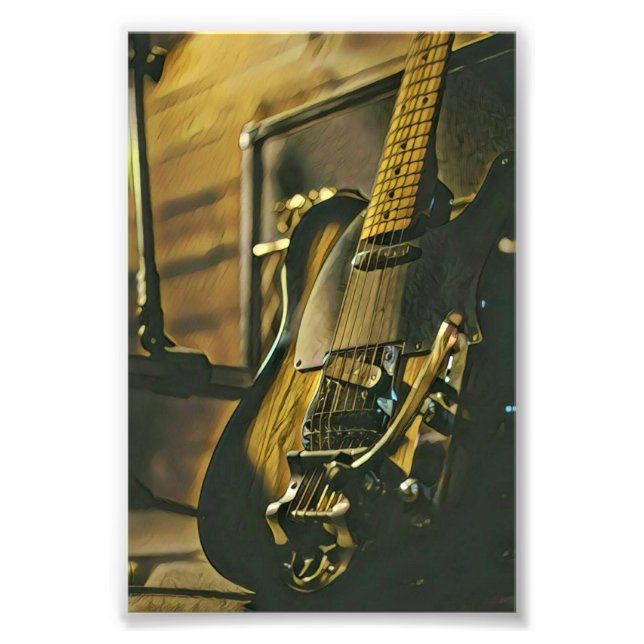 Foto Presente para namorado guitarrista (Frente)