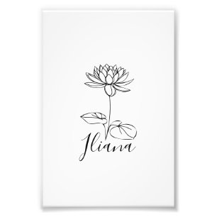 Foto Presente para o nascimento da Flor de Nascimento d