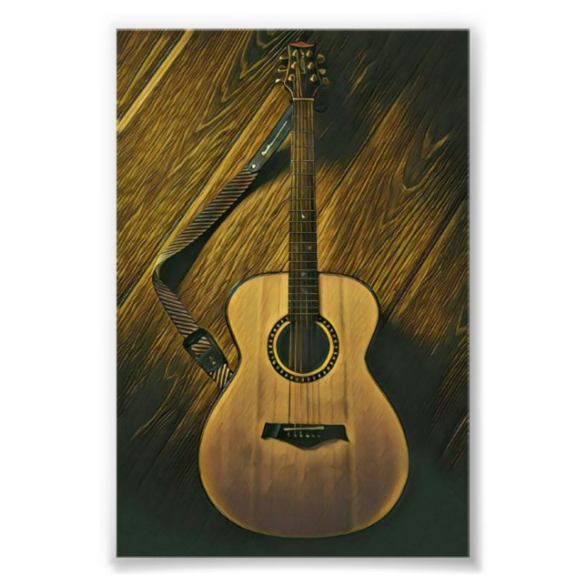 Foto Presentes para um guitarrista músico (Frente)