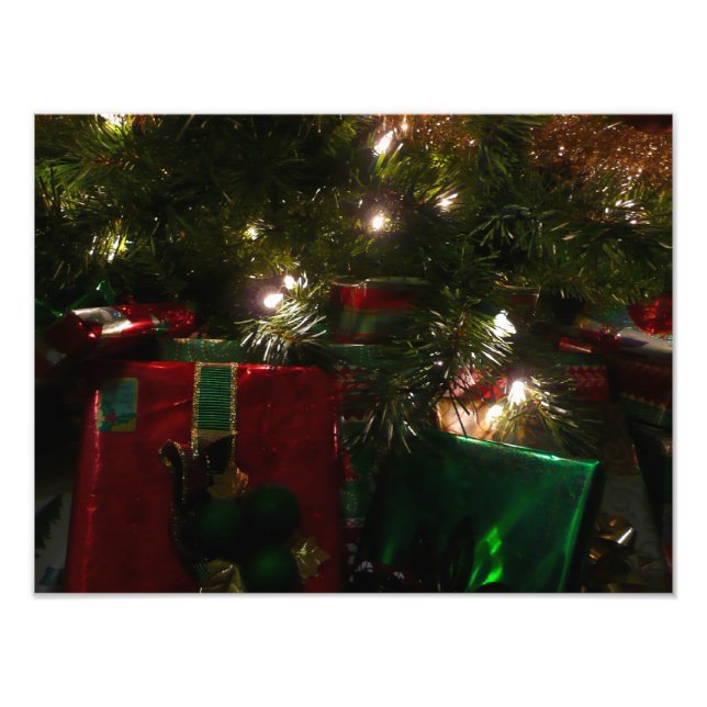 Foto Presentes sob a Árvore de Natal (Frente)